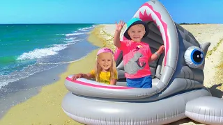 Vamos a la Playa | Mejores Canciones Infantiles con Katya y Dima