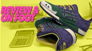 "ACADEMIC SCHOLAR" Asics Gel Lyte 3 | UNBOXING, REVIEW & ON FOOT (Hunter Green / Purple Matte)