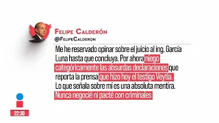 “Nunca pacté con criminales”: Felipe Calderón tras acusaciones en su contra | Ciro Gómez Leyva