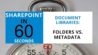 SharePoint - What's The Difference Between Folders And Metadata?