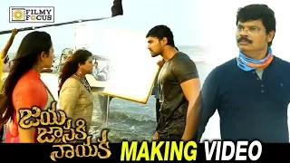 Jaya Janaki Nayaka Movie Making Video | Hamsaladeevi | B.Srinivas, Jagapathi Babu, Boyapati