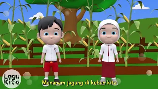 MENANAM JAGUNG | 3D | Lagu Anak Indonesia