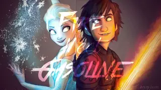 Fire meet Gasoline Elsa&Hiccup #ᴹᴱᴾᵖᵃʳᵗ2#