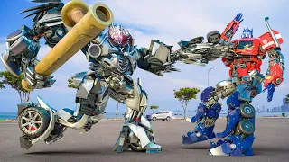 Bumblebee vs Optimus Prime War - The End For the Bad Guys