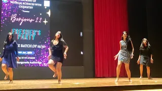 Dance Performance in college freshers | Hindu College | Delhi University |
