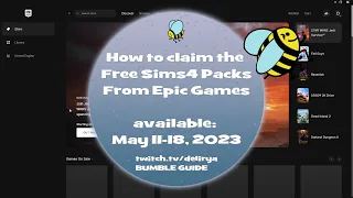 How to claim the FREE Sims4 packs from Epic Game Store