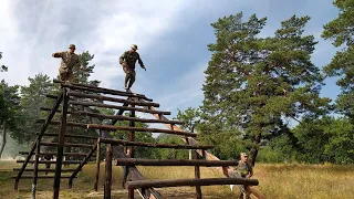 Лучшие военные соревнования. Тактическая полоса препятствий