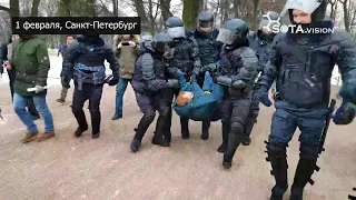 Народ против изменения Конституции! Задержания в Санкт-Петербурге