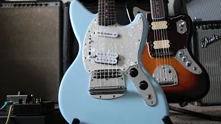 Fender Kurt Cobain Jaguar VS Jag-Stang: Which is right for you? {NIRVANA RIFFS} Guitar Comparison
