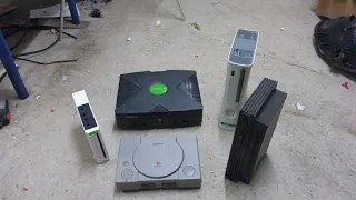 Shredding game consoles, Playstation, Xbox, Wii