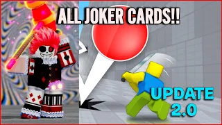 DEATHBALL Joker Cards locations!! Roblox Deathball Update 2.0