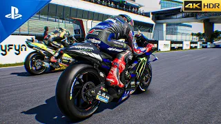 MotoGP 23 - Yamaha YZR-M1 Race Gameplay (4K/60FPS)