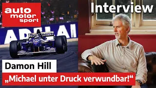 Formel Schmidt Interview mit Damon Hill | auto motor und sport