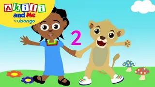 Get to Know the Number 2! | Numbers & Shapes with Akili and Me | African Educational Cartoons
