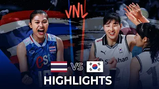 THAILAND vs KOREA | Highlights | Women's VNL 2023