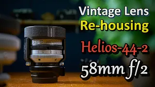 Helios-44-2 58mm f/2 Vintage Lens Rehousing EF mount Conversion & Compact version / 헬리오스 렌즈 리하우징 2