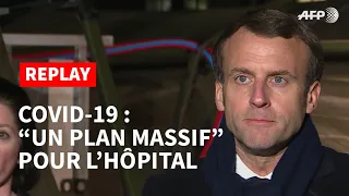 REPLAY - Covid-19: Macron promet "un plan massif" pour l'hôpital