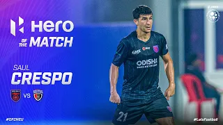 Saul Crespo - Hero of the Match | Odisha FC 2-1 NorthEast United FC | MW 9, Hero ISL 2022-23