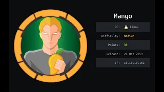 Hack The Box - Mango -Walkthrough