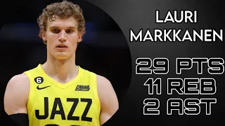 Lauri Markkanen 29PTS 11REB 2AST | Utah Jazz vs Indiana Pacers | UTA vs IND | Feb 13, 2023