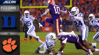 Duke vs. Clemson Full Game | 2018 ACC Football