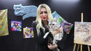От котов до тигров: тюменцев приглашают на художественную  выставку «Котовасия»