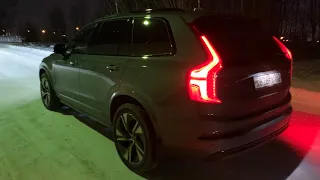 Volvo XC90 T8 - Шведский гибрид на русском поле! Электротрасса