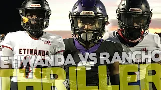 THRILLER IN THE IE | Etiwanda vs Rancho Cucamonga Highlights | GAME CAME DOWN TO THE LAST MINUTES