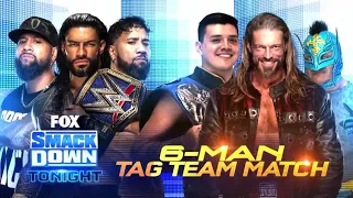 Roman Reigns & The Usos vs Edge & The Mysterios (6-Man Tag Team - Full Entrances)