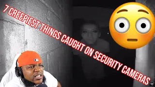 TWIGGA GOT CREEPED OUT LOL - 7 Creepiest Things Caught On Security Cameras(REACTION)