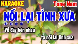Karaoke Nối Lại Tình Xưa Tone Nam Cha Cha Cha Mới Dễ Hát | Thanh Hải