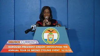 Bronx Borough President Gibson announces the official kick-off of Tour De Bronx 2022