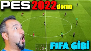 PS5 PES 2022 DEMO FIFA GİBİ! ALIŞKANLIKLAR BOZULACAK!
