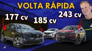 HAVAL H6 ANDA MAIS QUE FASTBACK ABARTH E HR-V TURBO NA VOLTA RÁPIDA? Rubinho acelera todos na pista!