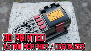 3D Printed Power Rangers Astro Morpher | Megaranger - Degitaizer for Display