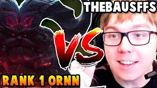 TheBausffs TRYHARDS off-stream and faces the Rank 1 Ornn in the world (0 COUNTERPLAY TO BAUS LAW?)