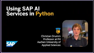 Using SAP AI Services in Python