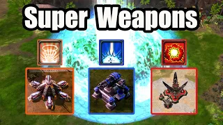 C&C Red Alert 3 - Comparing Main Super Weapons