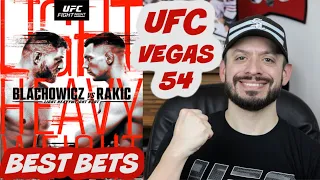 UFC Vegas 54 | BEST BETS & Betting Tips | Blachowicz vs. Rakic