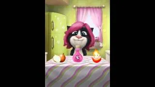 [My Talking Tom] Eating hot peppers