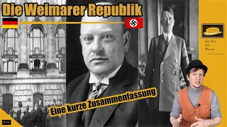 Die Weimarer Republik - Zusammenfassung
