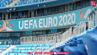 Gazprom Arena stadium prepares to host Russian Euro 2020 matches