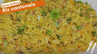 Riz cantonais recette bien détaillée et facile à ma façon