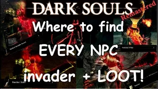 Dark Souls Remastered: NPC Black Phantom invasions