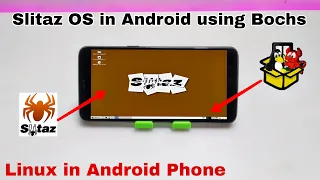 Slitaz OS in Android Smartphone Using Bochs 2024 | Linux in Android Phone