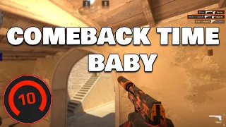 WE PULLED AN AMAZING COMBACK ON CS2 FACEIT LEVEL 10