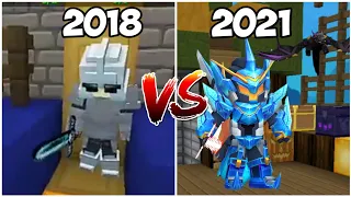 2018 VS 2021 BED WARS BLOCKMAN GO | BLOCKMAN GO BED WARS