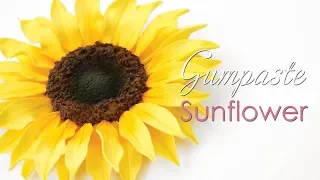 How to make a Gumpaste / Sugar Sunflower Tutorial