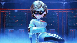 INCREDIBLES 2 Clips + Trailers (2018) Pixar