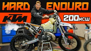 Preparing This 18 Year Old KTM 200 For Hard Enduro